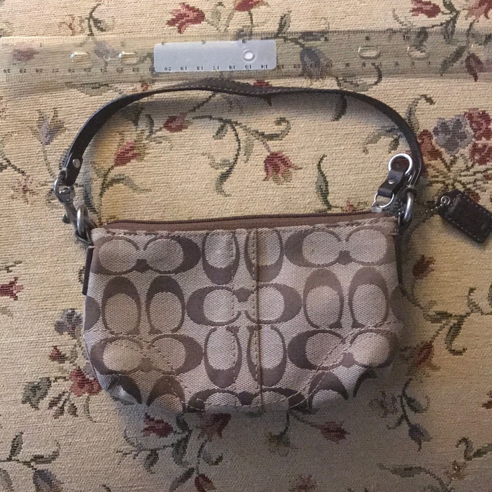 Coach small wristlet